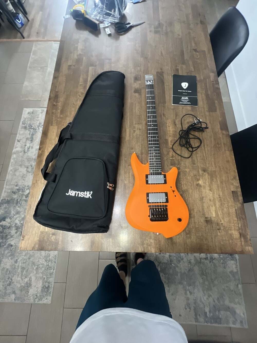 Jamstik Studio MIDI Guitar - Orange w/ Gig Bag